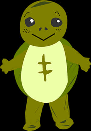 Cartoon Turtle Character PNG image with transparent background
