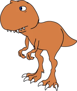 Cartoon Tyrannosaurus Rex Illustration PNG Image