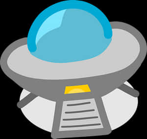 Cartoon U F O Graphic PNG image with transparent background