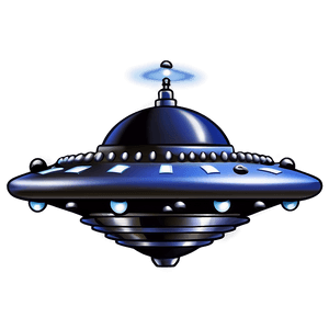 Cartoon UFO PNG 05042024 PNG image with transparent background