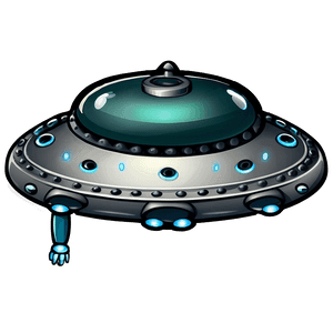 Cartoon UFO PNG 05042024 PNG image with transparent background