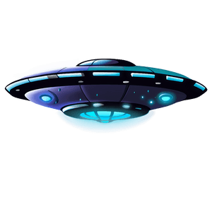Cartoon UFO PNG ohr PNG image with transparent background
