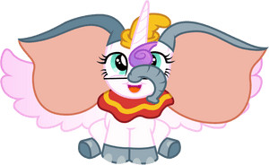Stuck Clip Dumbo - Dumbo My Little Pony, HD Png Download PNG image with transparent background