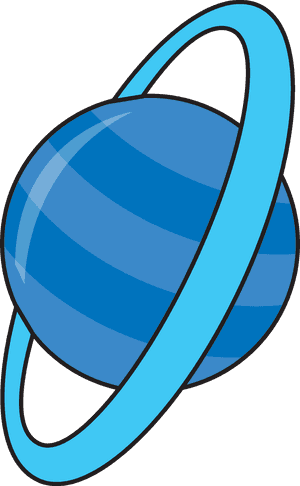 Free Space Clipart - Uranus Planet Clipart, HD Png Download PNG with transparent background