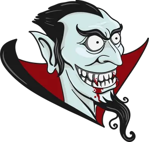 Cartoon Vampire Character PNG Image