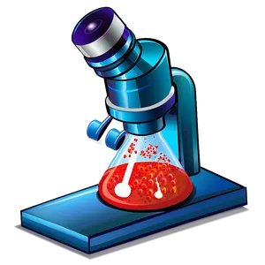 Cartoon Virus In Microscope Png Uii84 PNG Image