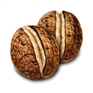 Cartoon Walnut Png 06122024 PNG Image