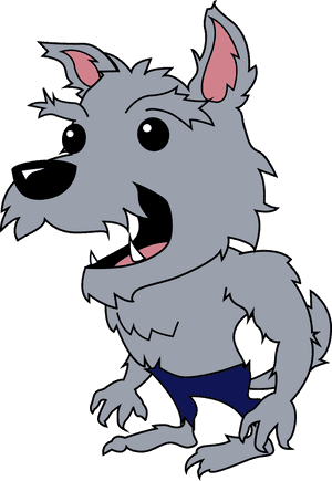 Panda Free Images Halloweenwerewolfclipart - Werewolf Clipart Gif, HD Png Download PNG image with transparent background
