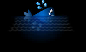 Cartoon Whale Underwater Scene PNG with transparent background