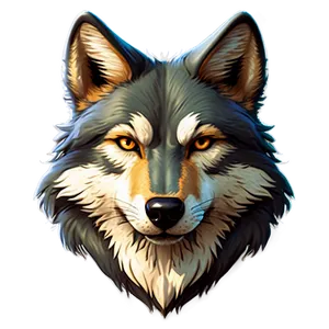 Cartoon Wolf Face Png 11 PNG Image