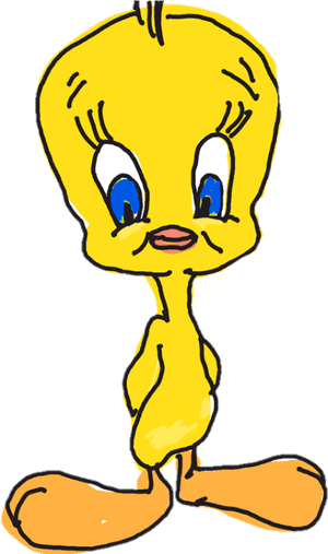 #cartoon #yellowbird #tweety #tweetybird, HD Png Download PNG image with transparent background