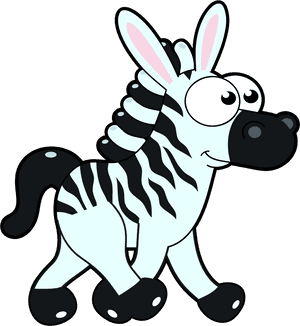 Cartoon Zebra Clipart At Getdrawings - Zebra, HD Png Download PNG image with transparent background
