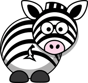 Cartoon Zebra Clipart, HD Png Download PNG image with transparent background