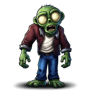 Cartoon Zombie Character PNG 05032024 PNG image with transparent background