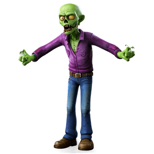 Cartoon Zombie Character PNG 25 PNG image with transparent background