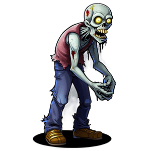 Cartoon Zombie Character PNG lhj21 PNG image with transparent background