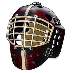 Cartoonish Hockey Goalie Mask Png Hrl PNG Image