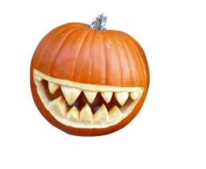 Carved Halloween Pumpkin Jack O Lantern PNG Image