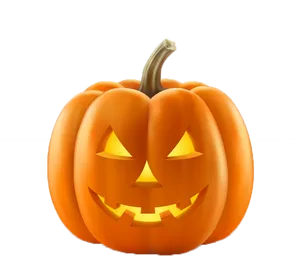 Carved Halloween Pumpkin.png PNG Image