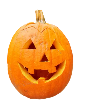 Carved Halloween Pumpkin.png PNG Image