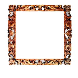 Carved Ornate Frame Png Gdk13 PNG Image