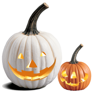 Carved White Pumpkin PNG dlq PNG