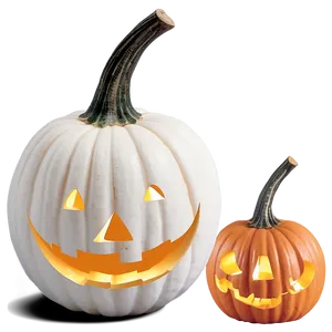 Carved White Pumpkin Png Dlq PNG Image