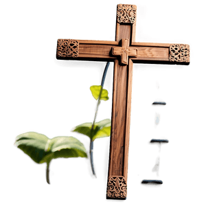 Carved Wooden Cross PNG 53 PNG image with transparent background