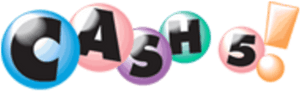 Cash5 Lottery Game Logo PNG image with transparent background