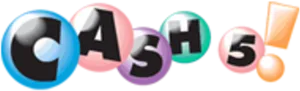 Cash5 Lottery Game Logo PNG Image