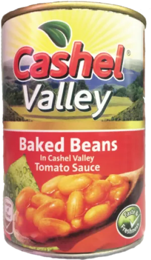 Cashel Valley Baked Beans Tomato Sauce Can PNG Image