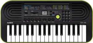 Casio S A46 Portable Keyboard PNG Image