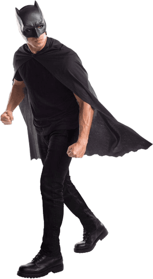 Adult Dawn Of Justice Batman Mask - Batman Cape And Mask, HD Png Download PNG image with transparent background