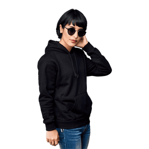 Casual Black Hoodie PNG 05252024 PNG