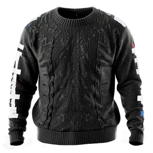 Casual Black Sweater Png Lqj55 PNG Image