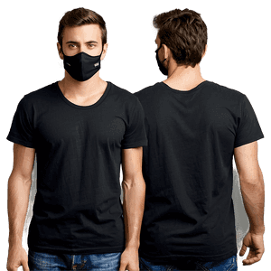 Casual Black T Shirt PNG 05252024 PNG