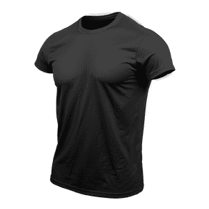 Casual Black T Shirt PNG xuk PNG