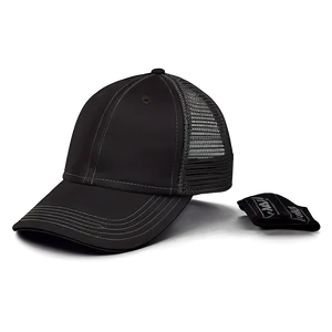 Casual Black Trucker Hat Png 06282024 PNG Image