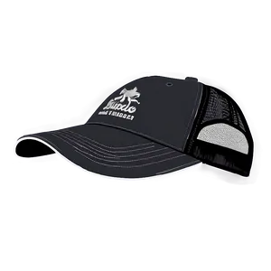 Casual Black Trucker Hat Png Hfc19 PNG Image