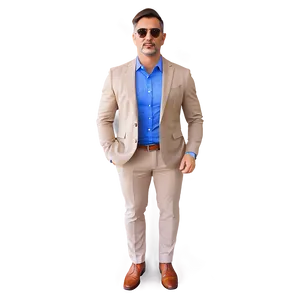 Casual Business Suit Look Png Edq PNG Image