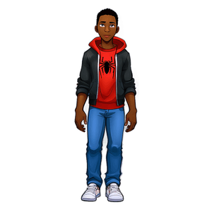 Casual Clothes Miles Morales PNG 52 PNG image with transparent background
