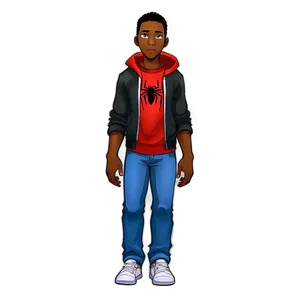 Casual Clothes Miles Morales Png 52 PNG Image