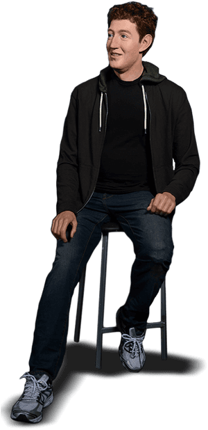 Casual Man Seatedon Stool PNG image with transparent background