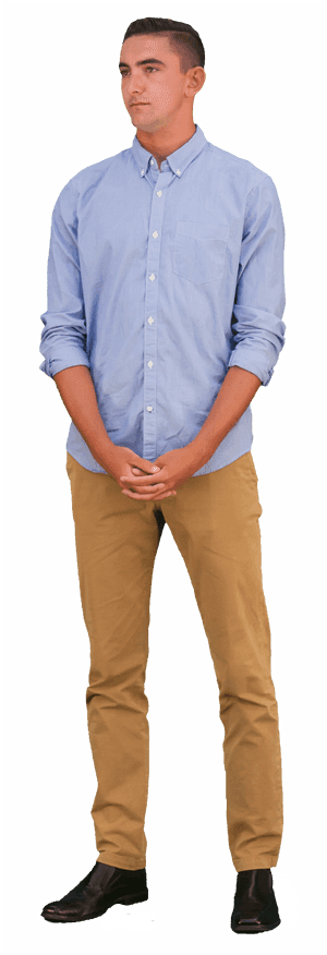 2d Cut Out People Work V - Cut Out People Standing, HD Png Download PNG with transparent background