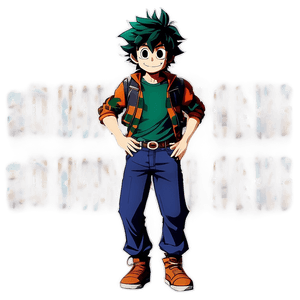 Casual Outfit Deku PNG 05062024 PNG image with transparent background
