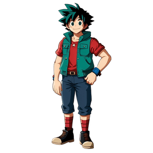 Casual Outfit Deku PNG nvv PNG image with transparent background