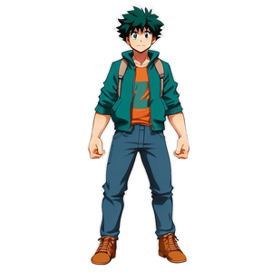 Casual Outfit Deku PNG vyn7 PNG image with transparent background