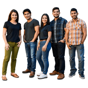 Casual People Standing PNG hiy1 PNG