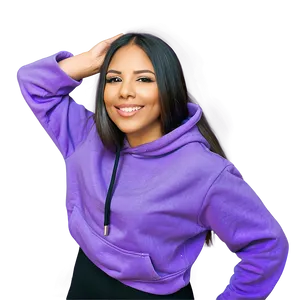 Casual Purple Hoodie Design Png 11 PNG Image