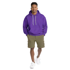 Casual Purple Hoodie Design Png Bci12 PNG Image